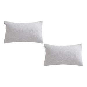 SOGA 2X 35cm Beige Gray Lumbar Throw Pillows