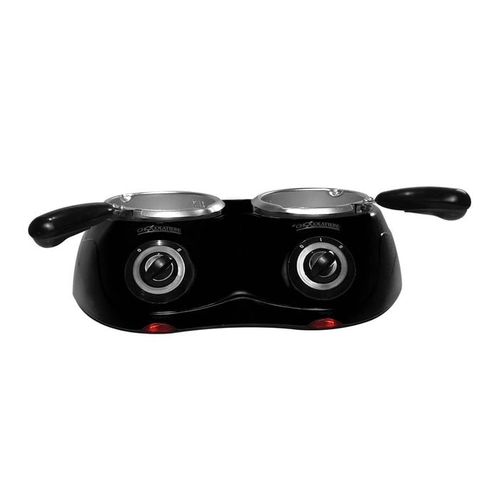 Total Chef Deluxe Chocolatiere Dual Chocolate Melter, 500g Black