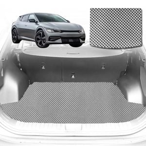6D Diamond Car Boot Mat for Kia EV6 2022-Current-Cargo Mat-Grey-Outback GT