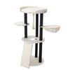 Yes4pets 141 Cm Cat Tree With Scratching Post Beige