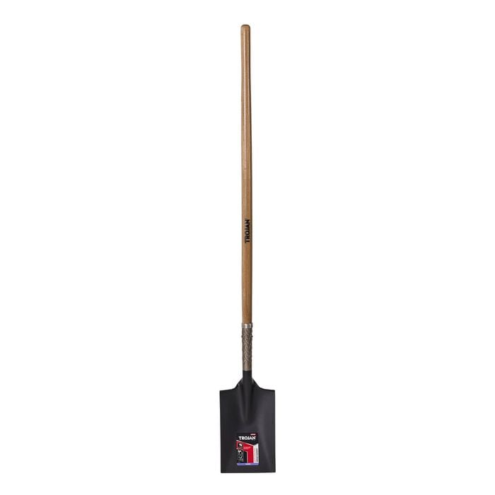 Trojan Garden Spade Long Timber Handle