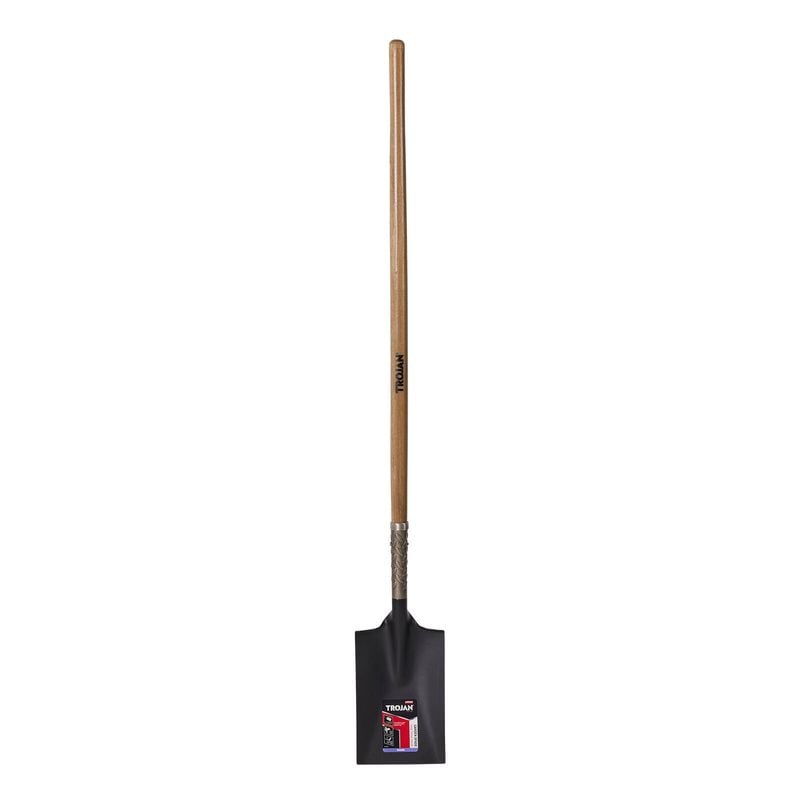 Garden Spade Long Timber Handle
