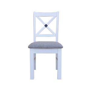 Beechworth Dining Chair Set of 2 Solid Pine Timber Wood Hampton Furniture - Grey