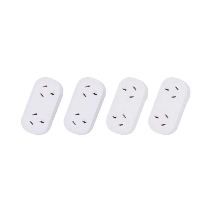 Click Double Adaptor Quad Pack - 2 Right and 2 Left
