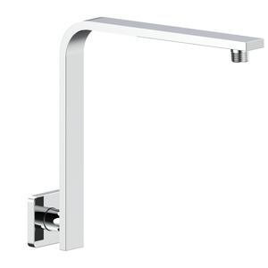 Mondella Chrome Rococo Curved Shower Arm
