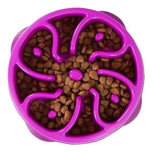 Outward Hound Fun Feeder Slo Bowl For Dogs - Purple 1 X Small