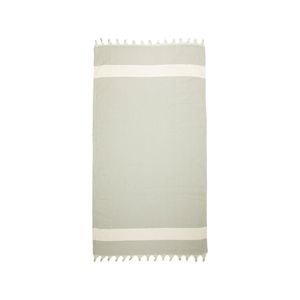 Grey Turkish Beach Towel - 100cm x 160cm