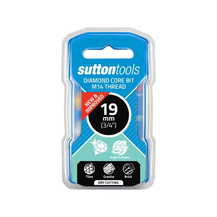 Sutton Tools 19mm M14 Diamond Core Bit