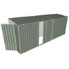 Build-A-Shed 1.2 x 5.2 x 2.0m Skillion Single Sliding Side Door Shed - Green