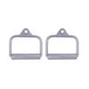Pair of Steel Stirrup D Handles Cable Attachment