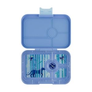 Yumbox Kids Tapas 4 Compartment Leakproof Lunch Box Panther Hazy Blue