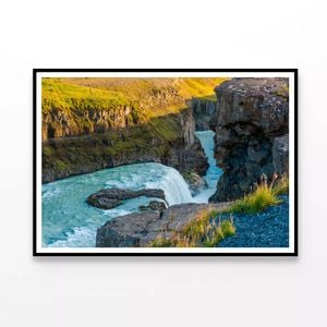 Iceland with Rocks  Print 100% Australian Made 90x60cm  (Poster)