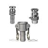 Ozito 25mm 1" Type F, C & E Camlock - 3 Piece Set