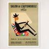 Galrie Vintage 1950s Salon de L'automobile Advertising Poster for Classic Car Lovers, White Frame, A1 60 x 84cm (23 x 33inch)