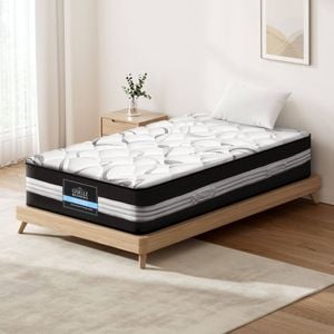 Giselle Bedding King Single Euro Top High density foam Knitted fabric 30cm Mattress