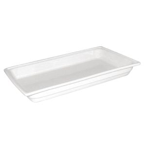 Olympia Whiteware 1/1 Full Size Gastronorm Porcelain Platter 65mm Commercial Buffet Display Dish