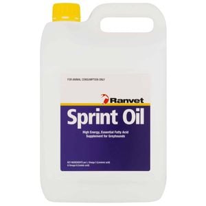 Ranvet Sprint Oil Greyhounds Essential Fatty Acid Supplement 20L