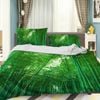 3D Bamboo Forest 377 Bed Pillowcases Quilt King Size