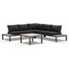 Nova Package A In Charcoal - Outdoor Aluminium Modular Corner Lounge
