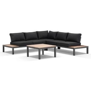 Nova Package A In Charcoal - Outdoor Aluminium Modular Corner Lounge