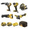 DeWALT 18V/54V XR 6.0Ah 5 Piece Mixed Voltage Combo Kit DCZ507T2-XE