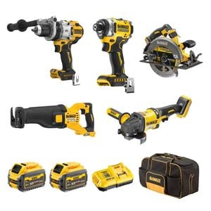DeWALT 18V/54V XR 6.0Ah 5 Piece Mixed Voltage Combo Kit DCZ507T2-XE
