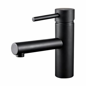 Mondella Matte Black Resonance Pin Lever Basin Mixer - Suitable For Unequal / Mains Pressure