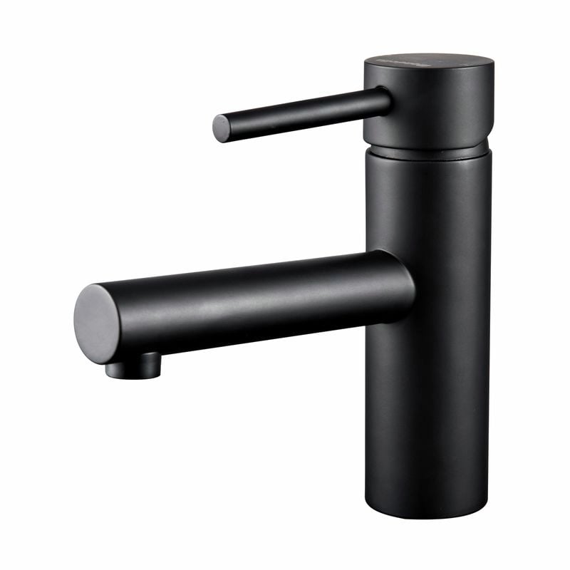 Mondella Matte Black Resonance Pin Lever Basin Mixer - Suitable For Unequal / Mains Pressure