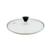 KOMAN 26cm Stainless Steel Glass Lid with Bakelite Handle