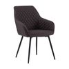 Modern Furniture HAKON Dining Chair 79.4x58.5cm -  Brown & Black