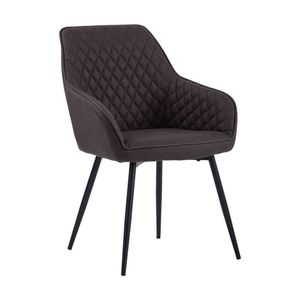 Modern Furniture HAKON Dining Chair 79.4x58.5cm -  Brown & Black
