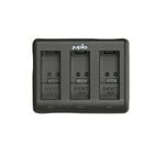 Jupio 2x Batteries 1730mAh & USB Triple Charger Kit For GoPro Hero 9/10