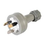 Deta 10Amp Plug Top - Grey