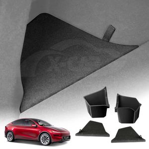 Trunk Side Storage Bins For Tesla Model Y Juniper 2025-onwards Rear Cargo Organizer Box Hidden Compartment Accessories