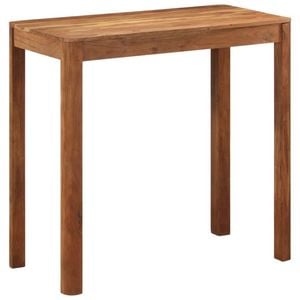 vidaXL Bar Table with Honey Finish Dinner Table Kitchen Table