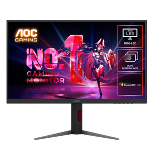 AOC U27G4XM 27" 4K Mini-LED 160Hz/320Hz 1ms Dual Refresh Rate Gaming Monitor