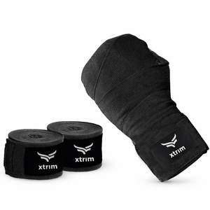 Xtrim Boxing Hand Wraps for Men & Women, Set of 2, 500 x 5 cm, Polyester Cotton Blend, Wrist Support for MMA, Boxing