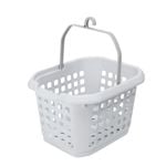 Ezy Storage White Encore Peg Basket With Coloured Handle