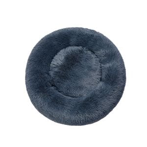 Pawz Round Pet Calming Bed Plush 50CM Blue