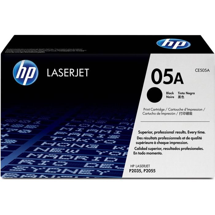 Hp 05a Original Laser Toner Cartridge - Black - 1 Pack - 2300 Pages