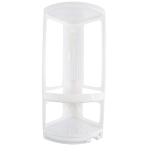 Award White Vomo Elite Corner Mounted Shower Tidy