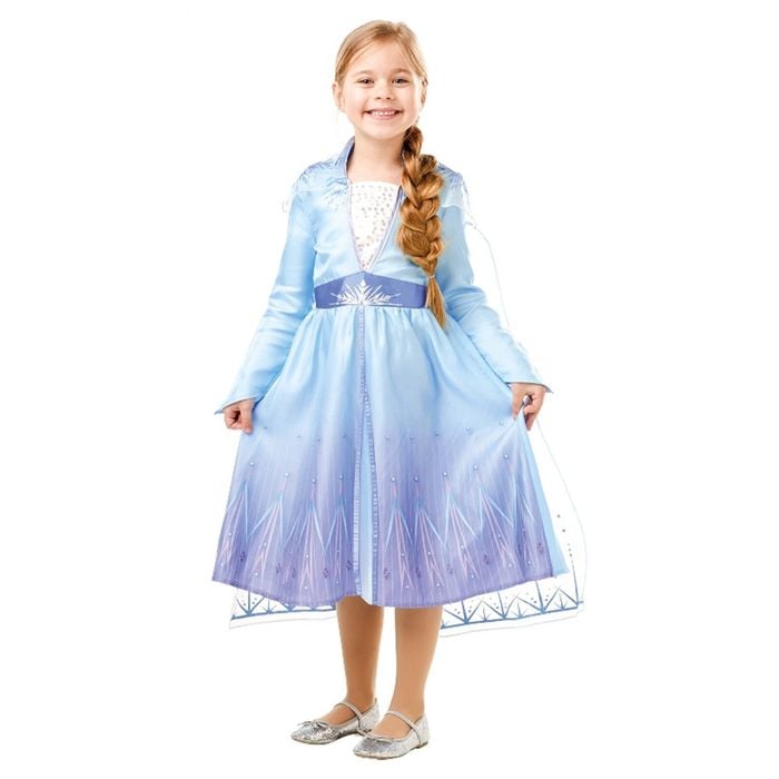 Disney Frozen 2 Size 3-5 Girls Princess Elsa Classic Dress Up Halloween Costume