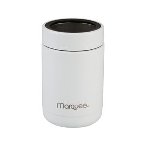 Marquee 375ml White Insulated Can Cooler
