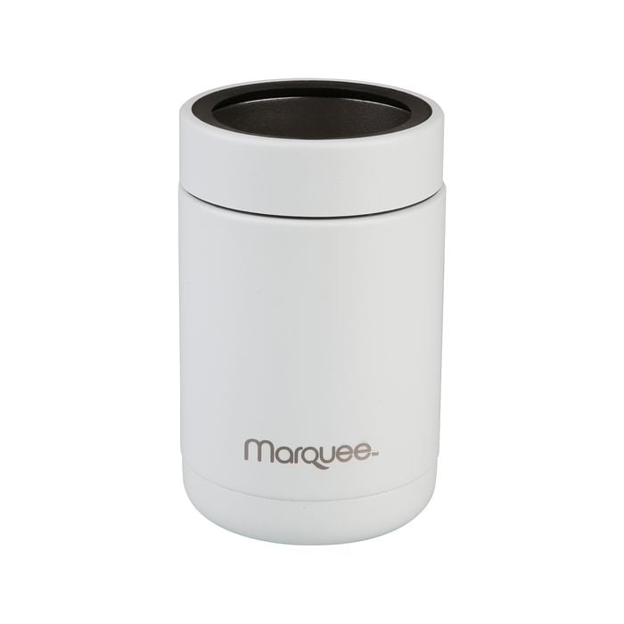 Marquee 375ml White Insulated Can Cooler