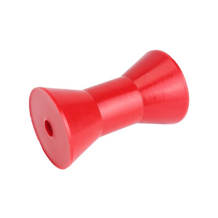Sunrise Poly Soft Roller 6" Super Keel Roller 17mm Bore Red - Brps316