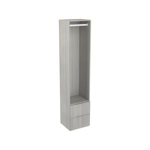 Lugna 2048 x 450 x 380mm Mist Hanging 2 Drawer Storage Cabinet
