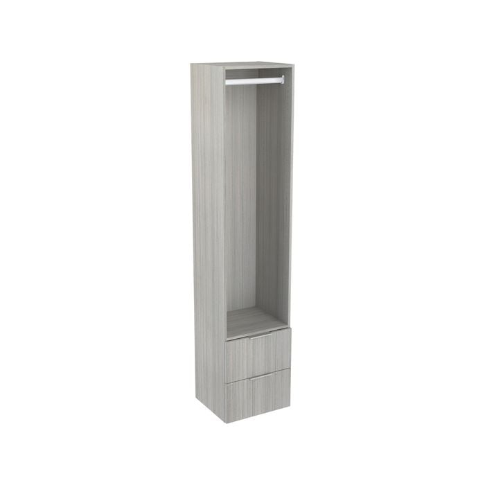 Lugna 2048 x 450 x 380mm Mist Hangrail 2 Drawer Storage Cabinet