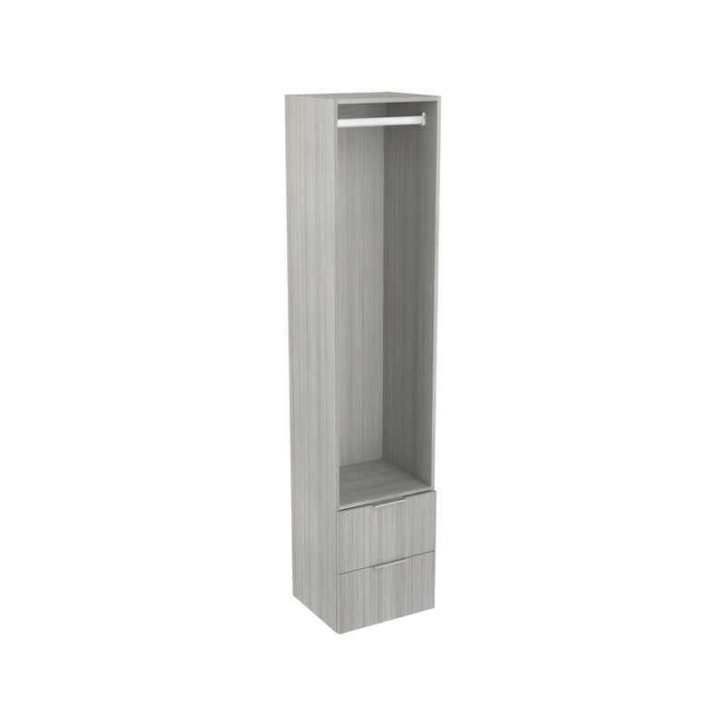 Lugna 2048 x 450 x 380mm Mist Hanging 2 Drawer Storage Cabinet