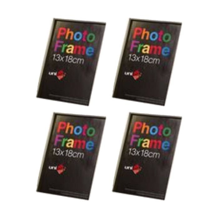 4x Unigift Timeless Special Design Photo Wooden White Frame - 13x18cm/5x7"