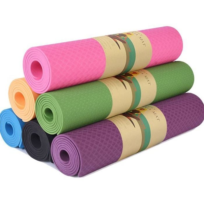 YOGA MAT NonSlip Light Gym 1830x610x6mm Pilates Home Fitness  Assorted Colours